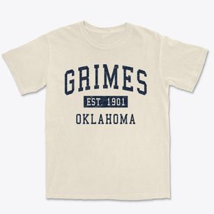 Grimes Oklahoma Classic Established Premium Heavyweight T-shirt