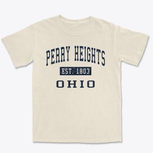 Perry Heights Ohio Classic Established Premium Heavyweight T-shirt