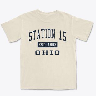 Station 15 Ohio Classic Established Premium Heavyweight T-shirt
