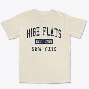 High Flats New York Classic Established Premium Heavyweight T-shirt
