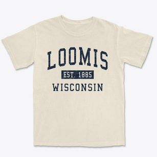 Loomis Wisconsin Classic Established Premium Heavyweight T-shirt