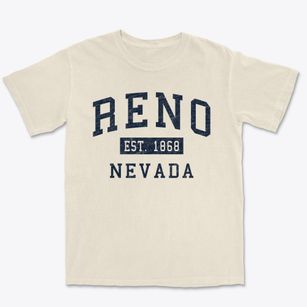 Reno Nevada Classic Established Premium Heavyweight T-shirt