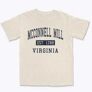 Mcconnell Mill Virginia Classic Established Premium Heavyweight T-shirt