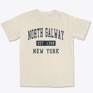 North Galway New York Classic Established Premium Heavyweight T-shirt