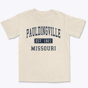 Pauldingville Missouri Classic Established Premium Heavyweight T-shirt