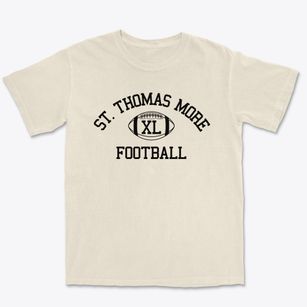St. Thomas More Parish School Classic Football Premium Heavyweight T-shirt
