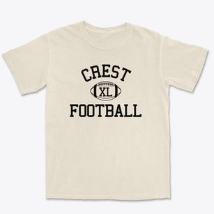Crest Learning Center Classic Football Premium Heavyweight T-shirt