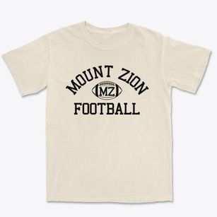 Mount Zion Christian School Classic Football Premium Heavyweight T-shirt