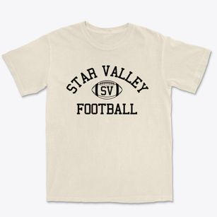 Star Valley High School Classic Football Premium Heavyweight T-shirt