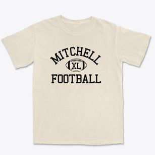 Mitchell High School Classic Football Premium Heavyweight T-shirt