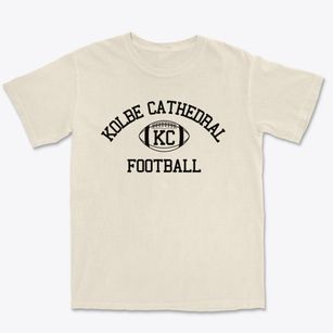 Kolbe Cathedral High School Classic Football Premium Heavyweight T-shirt