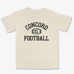 Concord Junior High School Classic Football Premium Heavyweight T-shirt