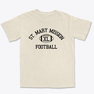 Saint Mary Mission - Perryville Classic Football Premium Heavyweight T-shirt