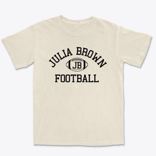 Julia Brown Montessori School Classic Football Premium Heavyweight T-shirt