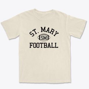 Saint Mary School Classic Football Premium Heavyweight T-shirt
