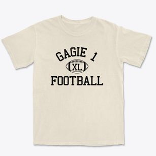 Gagie School 1 Classic Football Premium Heavyweight T-shirt