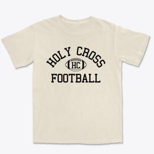 Holy Cross Lutheran School Classic Football Premium Heavyweight T-shirt