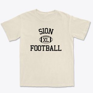 Notre Dame De Sion Prep School Classic Football Premium Heavyweight T-shirt
