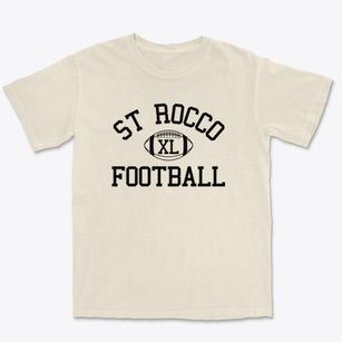 St Rocco Parish Classic Football Premium Heavyweight T-shirt