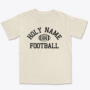 Holy Name School Classic Football Premium Heavyweight T-shirt