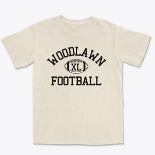 Woodlawn School Classic Football Premium Heavyweight T-shirt