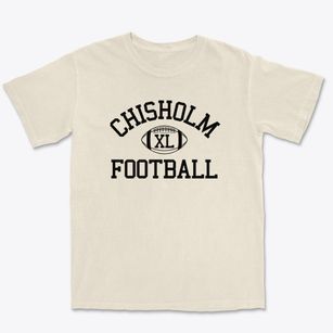 Chisholm High School Classic Football Premium Heavyweight T-shirt