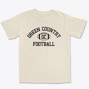Green Country Area Vocational Technical Classic Football Premium Heavyweight T-shirt
