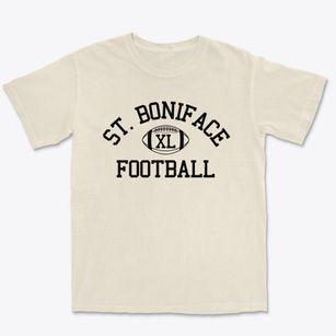 St. Boniface Catholic School Classic Football Premium Heavyweight T-shirt