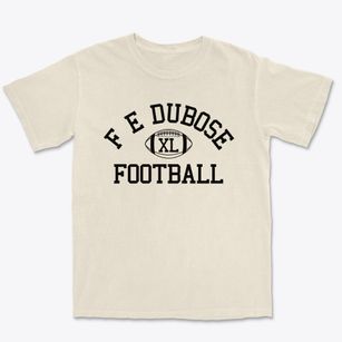 F E Dubose Career Center Classic Football Premium Heavyweight T-shirt
