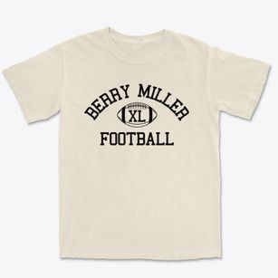Berry Miller Junior High Classic Football Premium Heavyweight T-shirt