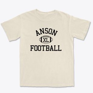 Anson High School Classic Football Premium Heavyweight T-shirt