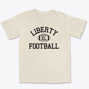 Liberty High School Classic Football Premium Heavyweight T-shirt