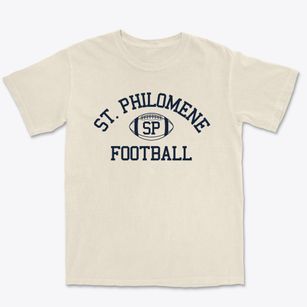 Saint Philomene School Classic Football Premium Heavyweight T-shirt