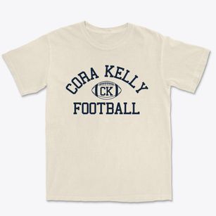 Cora Kelly Magnet School Classic Football Premium Heavyweight T-shirt