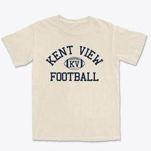 Kent View Christian High School Classic Football Premium Heavyweight T-shirt