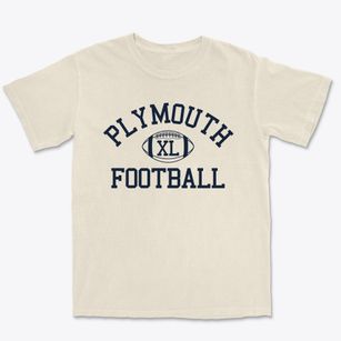 Plymouth High School Classic Football Premium Heavyweight T-shirt