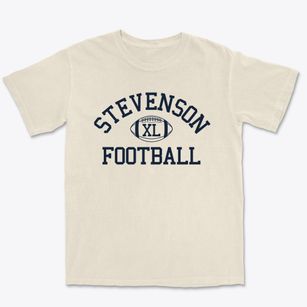 Stevenson Middle School Classic Football Premium Heavyweight T-shirt