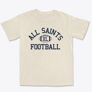 All Saints Catholic School Classic Football Premium Heavyweight T-shirt
