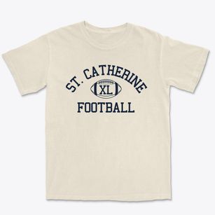 Saint Catherine Of Siena School Classic Football Premium Heavyweight T-shirt