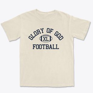 Glory Of God Christian School Classic Football Premium Heavyweight T-shirt
