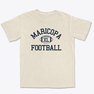 Maricopa High School Classic Football Premium Heavyweight T-shirt