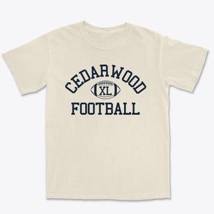 Cedarwood Christian School Classic Football Premium Heavyweight T-shirt