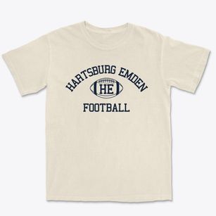 Hartsburg Emden High School Classic Football Premium Heavyweight T-shirt