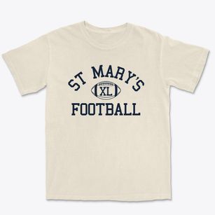 Saint Mary's Grade School Classic Football Premium Heavyweight T-shirt