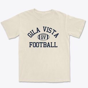 Gila Vista Junior High School Classic Football Premium Heavyweight T-shirt