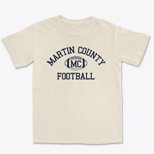 Martin County High School Classic Football Premium Heavyweight T-shirt