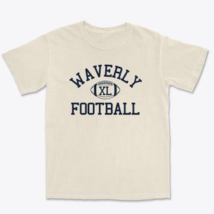 Waverly High School Classic Football Premium Heavyweight T-shirt