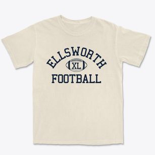 Ellsworth High School Classic Football Premium Heavyweight T-shirt