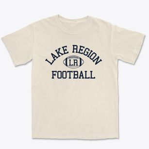 Lake Region High School Classic Football Premium Heavyweight T-shirt
