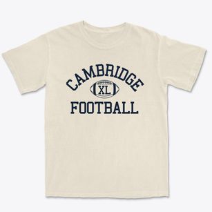 Community Charter School Of Cambridge Classic Football Premium Heavyweight T-shirt